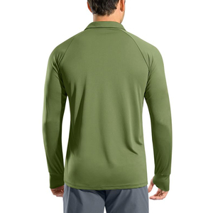 Mens Long Sleeve <b>Polo</b> Shirt Quick Dry Best Performance Top Comfortable Fit For <b>Sports</b> Daily Wear Long Sleeve <b>Polo</b> Shirts For Men - Product Image 6