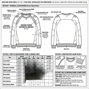 เสื้อสเวตเชิ้ตผู้ชายทรงปกติ คอวี ผ้าฝ้ายฟลีซ 400 กรัม ถักทอสำหรับฤดูหนาว ขายส่ง ปักโลโก้ด้านหน้า สวมหัว สไตล์ลำลอง - Product Image 6