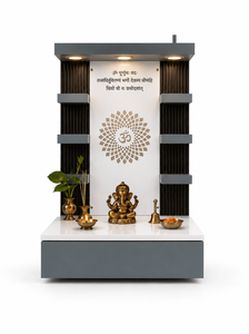 Temple de prière hindou en bois massif sculpté à la main, moderne, pour maisons de luxe, unité de prière contemporaine en teck pour salles de prière, Mandir hindou - Product Image 2