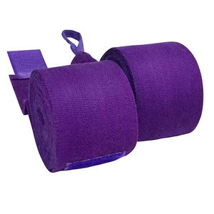 ผ้าพันมือสำหรับชกมวย คิกบ็อกซิ่ง พิมพ์โลโก้ได้ตามต้องการ ลดราคาพิเศษ ผลิตจากผ้าฝ้าย 100% - Product Image 4