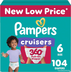 ผ้าอ้อมแพมเพิส - ครุยเซอร์ส 360 - ไซส์ 6, 104 ชิ้น, ป้องกันการรั่วซึมได้ถึง 100% ผ้าอ้อมแบบสวม - Product Image 3