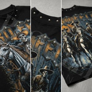 T-shirt sans manches sur mesure de haute qualité, tendance, avec motif gothique punk, streetwear d'été, débardeur, vêtements tendance, OEM ODM - Product Image 4