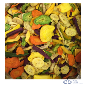 [MEILLEURE NOTATION] Fruits et légumes séchés mélangés Blue Lotus, goût sucré, emballage sous vide, délicieuse garniture pour yaourt, décoration de gâteaux - Product Image 1