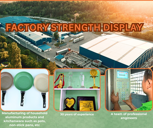 Sartén de aluminio antiadherente de 22-28cm duradera, utensilios de cocina rápidos y fáciles para comidas ocupadas - Product Image 6