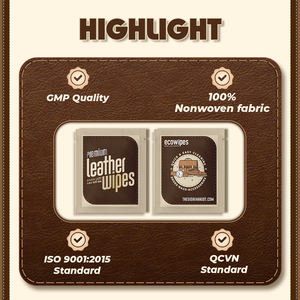 Toallitas de limpieza de cuero de marca personalizada, toallitas Spunlace prehumedecidas con fragancia suave para bolsos de zapatos, artículos de cuero - Product Image 4