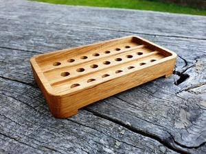 HASAN CRAFT Eco-Friendly Wooden Soap <b>Tray</b> & Rest Modern Rectangle Design for <b>Bathroom</b> Kitchen Guesthouse - Product Image 1