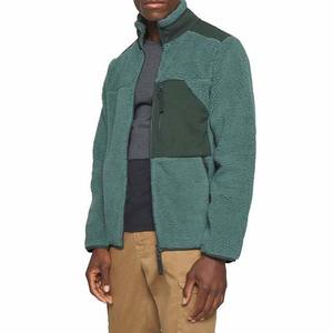 Customized Sherpa Fleece Autumn Hoodie Sweatshirts Breathable Heavyweight Thick <b>Fur</b> Zipper-Up Hood for Sherpa <b>Men's</b> <b>Jackets</b> - Product Image 1