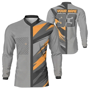 OEM Service Motocross Jersey Sublimation Printed MX Shirt for Importers Distributors and Sports Brands - Product Image 1