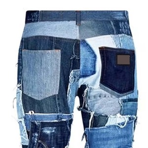 Jeans de Mezclilla para Hombre, Corte Recto, Cintura Alta, Ajuste Regular, Color Sólido, Estilo Casual, para Otoño - Product Image 6