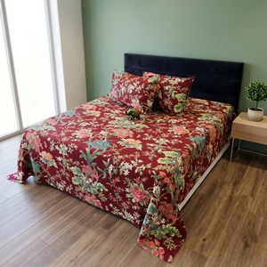 Ensemble de couvre-lit en coton imprimé |   Parure de lit à motifs imprimés pour chambre à coucher et hôtel - Product Image 2