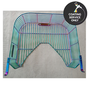 Recubrimiento de Superficie de Titanio PVD Premium con Efecto Arcoíris para Piezas de Motocicleta, Servicio de Acabado Metálico Decorativo de Alto Rendimiento - Product Image 1