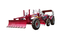 Lame de niveleuse pour tracteur Ashok Metal Works, 10 pieds (hauteur 18 pouces) |   Système hydraulique |   Attelage à 3 points |   Numérique |   Camber