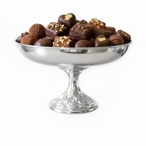 Bol à chocolat élégant en métal, bol à bonbons en acier inoxydable pour fruits secs et en-cas - Product Image 6