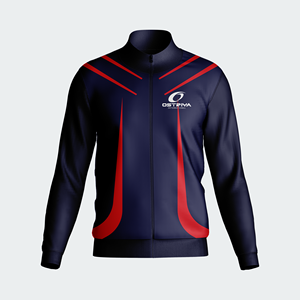 เสื้อแจ็คเก็ตผ้าแคนวาสทรงปกติ คอตั้ง ซิป ¼  สำหรับผู้ชาย  โลโก้ด้านหน้า  สั่งซื้อจำนวนมาก - Product Image 5