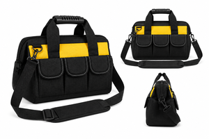 Professional Heavy Duty Tool Bag with Multi-Pockets & Adjustable Shoulder Strap - Product Image 5
