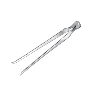 Clincheur de sabots en acier inoxydable robuste de 35 cm, outil de fermeur durable et réutilisable, instruments vétérinaires pour chevaux et grands animaux - Product Image 1
