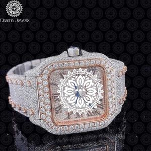 Montre de luxe pour homme Charm_Jewells, boîtier en acier inoxydable, cadran de 43 mm, bracelet en acier inoxydable, mouvement mécanique, étanche à 10 bars - Product Image 2