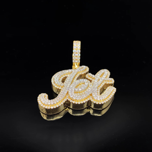 Pendentif en alliage de style hip-hop chrétien, serti de diamants lourds et étincelants, modèle Street Titan Elite - Product Image 1