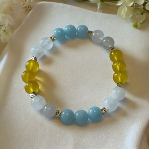 Pulsera de Resina Hecha a Mano para Mujer, Joyería Artística Colorida, Accesorio de Moda Ligero para Uso Casual y Fiestas - Product Image 3
