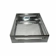 Premium High Grade Stainless Steel Perforated Kitchen <b>Basket</b> for Modular Cabinets <b>Storage</b> - Product Image 2