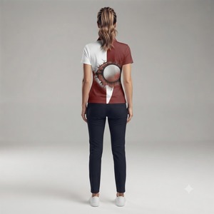 Grey Navy Blue Golf <b>Polo</b> Shirt Custom <b>Sports</b> Activewear Athletic Top Breathable Casual Wear Short Sleeve Shirt For Women - Product Image 1