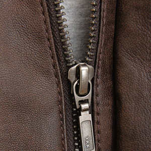 Nouvelle collection 2026 : Blouson aviateur en cuir pour homme, design urbain, logo personnalisé, haute qualité, vintage, manches longues, idéal pour l'hiver - Product Image 5