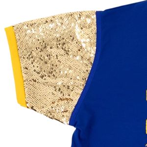 เสื้อยืดแขนสั้นผู้หญิง Sigma Gamma Rho ประดับเลื่อมวิบวับ ดีไซน์ลำลองทันสมัย เสื้อแฟชั่นสั่งทำได้ ขายส่ง - Product Image 5