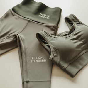 Ensemble de yoga sans couture pour femmes, 2 pièces, leggings taille haute, soutien-gorge de sport, vêtements de fitness pour la salle de sport - Product Image 5