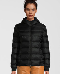 Wholesale Plain Thick Crop Plus Size Bread With Down Cotton Zip Down Coats Custom Logo Luxury Shiny Bubble Women'S Puffer Jacket - Product Image 6