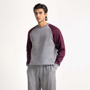 Nardon Apparel Sweat à capuche de haute qualité pour hommes, sweat uni surdimensionné, manches longues, col zippé, pull de golf - Product Image 4
