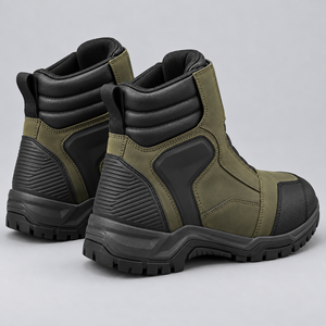 Bottes de moto courtes de haute qualité avec fermeture sécurisée, caractéristiques anti-abrasion et design moderne pour l'extérieur - Product Image 3