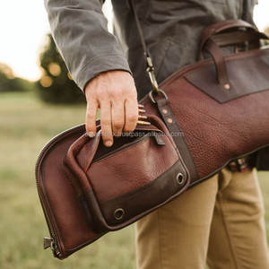 Durable Premium Quality Repellent Leather Gun Cover Convenient Carry Shooting Case for Big Game Hunting High Quality Holster - Product Image 3