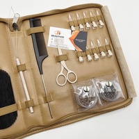Kit d'outils d'extension de cheveux professionnel de haute qualité en acier inoxydable Durable Nude Micro perles fil ciseaux pince à cheveux pince