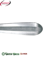 Элеватор для корней Surtechs, правый, 20 см, из нержавеющей стали, стоматологический хирургический инструмент для удаления зубов