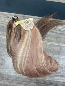Cola de Caballo de Cabello Remy Vietnamita Doble Trama con Reflejos, Muy Suave, Puntas Llenas, Colores Personalizados - Product Image 4