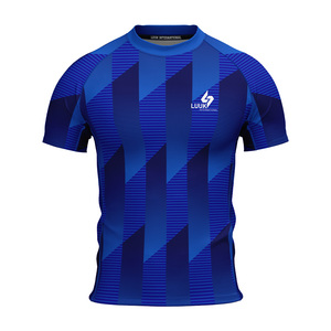 Camiseta Deportiva de Entrenamiento Atlético, Corte Regular, Personalizada, Transpirable, con Logotipo Impreso, de Secado Rápido, para Fisicoculturismo, Ejercicio y Fitness - Product Image 1