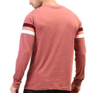 Camiseta clásica de manga larga para hombre, ideal para uso informal, cómoda y transpirable, de tela de algodón, adecuada para salidas diarias. - Product Image 4