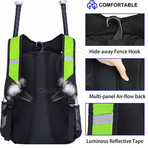 Nueva Solución de Transporte de Equipo Deportivo para Jugadores, Bolsa de Béisbol Duradera y Cómoda con Gran Espacio y Cierre Suave - Product Image 5