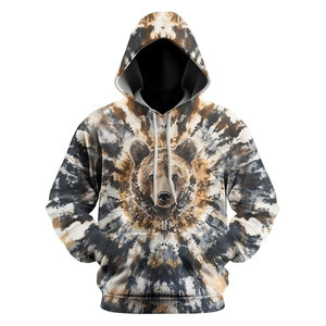 Sweat à capuche style Dye pour homme, imprimé animal 3D, pull à capuche unisexe, streetwear décontracté, graphique, manches longues, confortable - Product Image 4