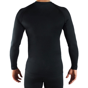 Wholesale Compression T Shirt Custom Logo Athletic Gym Running Fitness Tight Sports Shirt for <b>Men</b> - Product Image 6