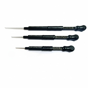 PISSCO Depth Gauge Surgical <b>Instruments</b> Surgical Depth Gauge Orthopedic Depth Gauge Bone Depth Gauge <b>Instrument</b> 3 PCS Set - Product Image 1