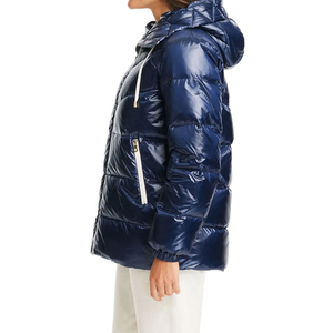 Women Long Puffer Jacket Full Length Quilted Winter Coat With Zip Closure And Soft Padding For <b>Warm</b> Daily Outdoor - Product Image 1