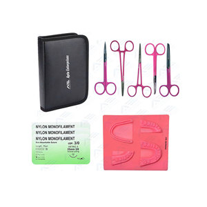Kit De Formation Chirurgicale De Sutura Ensemble Complet De Pratique De Suture Pour Les Étudiants En Médecine Avec Outils Et Tampon En Silicone Instruments Médicaux - Product Image 1
