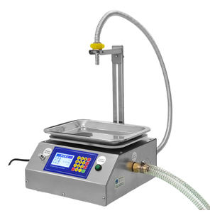 Esta pequeña máquina llenadora de líquidos totalmente automática es adecuada para llenar aceite comestible, aceite de motor, aceite lubricante y detergente para ropa. - Product Image 3