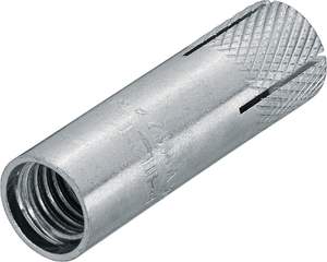 พุกยึด HILTI รุ่น HKV M6x25 แบบหัวกระสุน ไม่แตกหัก ผลิตจากเหล็กกล้าคาร์บอนชุบสังกะสี แบบยึดติดด้วยการขยายตัว - Product Image 1