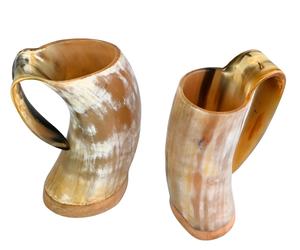 High Quality Buffalo Horn Mug Drinking Natural Ox and Cow Horn Mugs bar and Beer and Wine Mug - Product Image 6