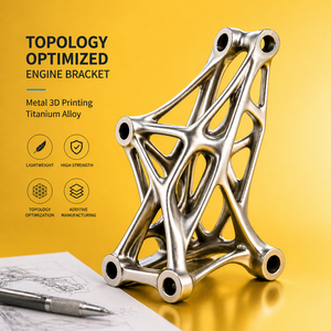 Servicio de Impresión 3D Personalizado en Metal, Soporte de Aleación de Titanio Impreso en 3D, Servicio de Impresión 3D DMLS para la Industria Aeroespacial - Product Image 1