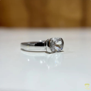 Stunning Cushion Cut <b>Solitaire</b> <b>Ring</b> Designed With Clean Lines And Exceptional Light Reflection For Everyday Luxury - Product Image 5