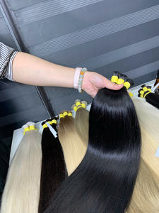 ผมเวียดนามแท้แบบเป็นมัด 100% ธรรมชาติ ตรง สีบลอนด์ สีน้ำตาลเข้ม ความยาว 60 ซม. น้ำหนัก 100 กรัม ราคาขายส่งจากโรงงาน - Product Image 4