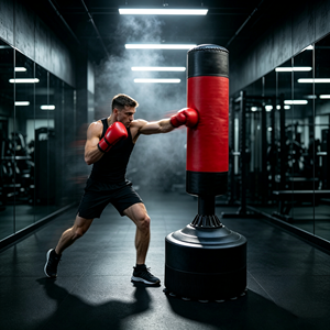 Sac de frappe lourd en gros avec logo personnalisé pour l'entraînement de boxe, le sport, le fitness et l'équipement de gym - Product Image 4
